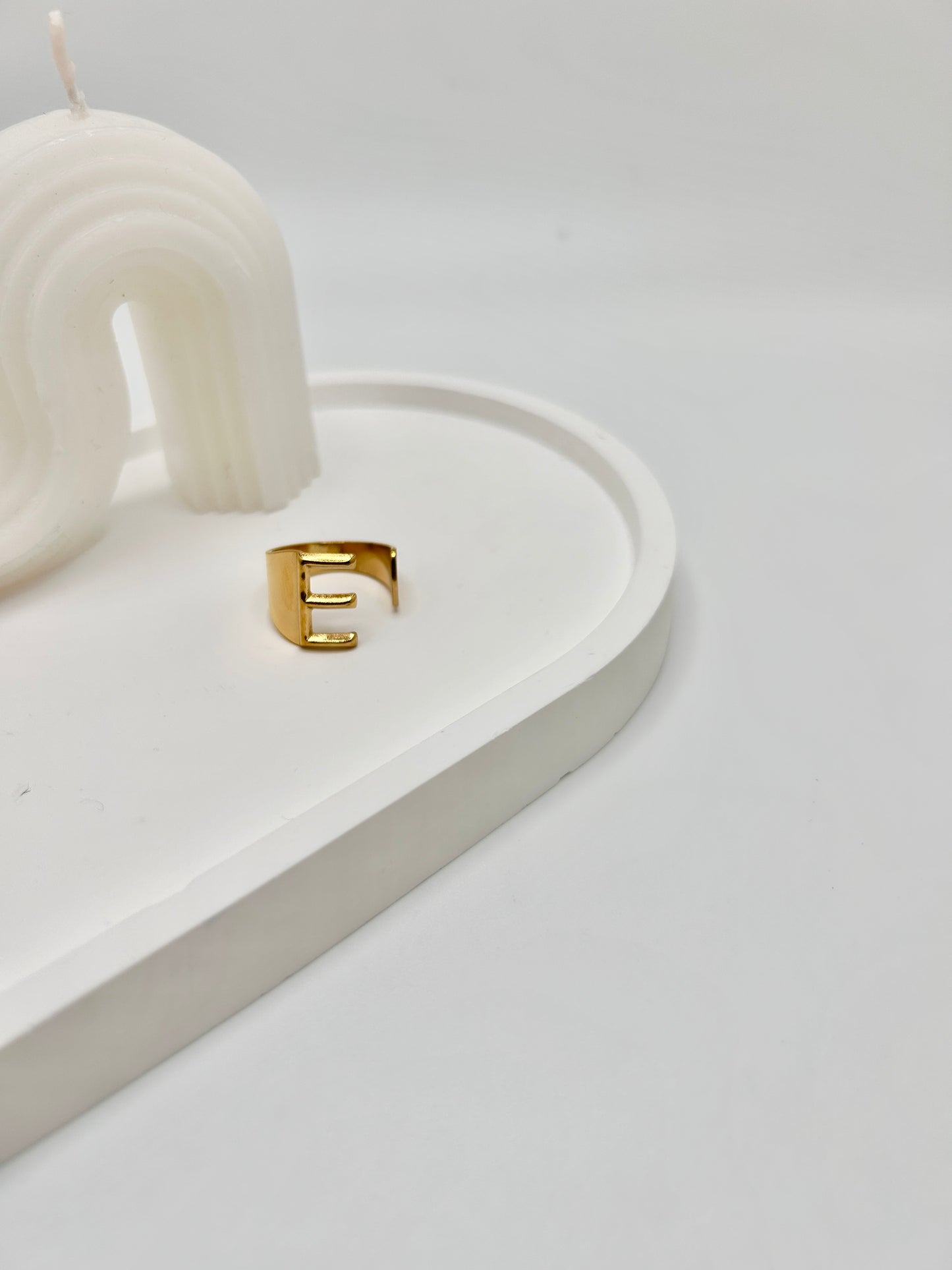 Personalized Adjustable Initial Ring (A-Y)