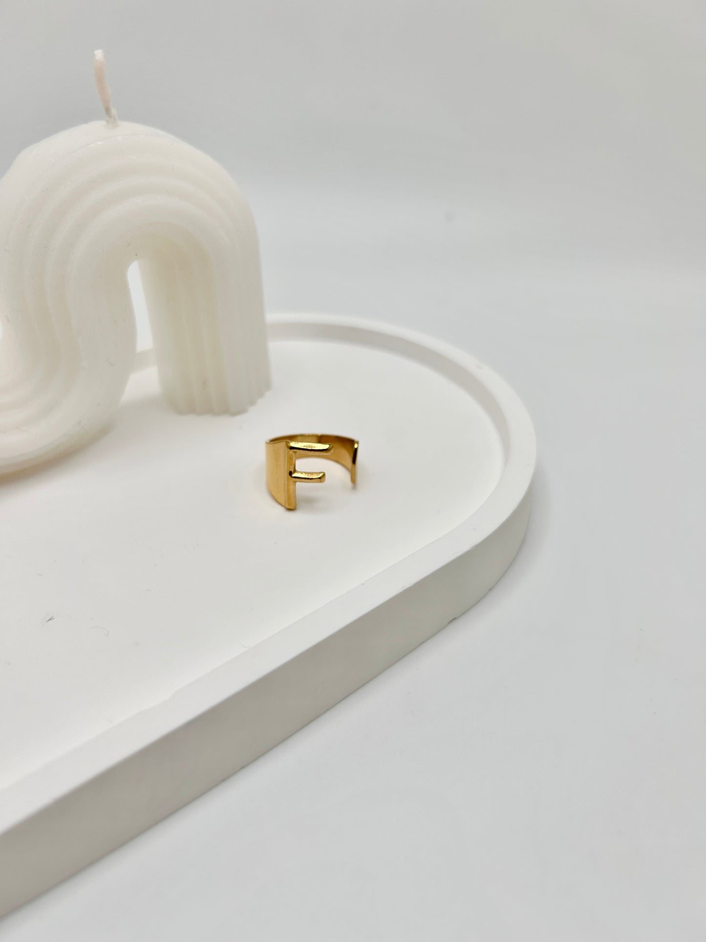 Personalized Adjustable Initial Ring (A-Y)