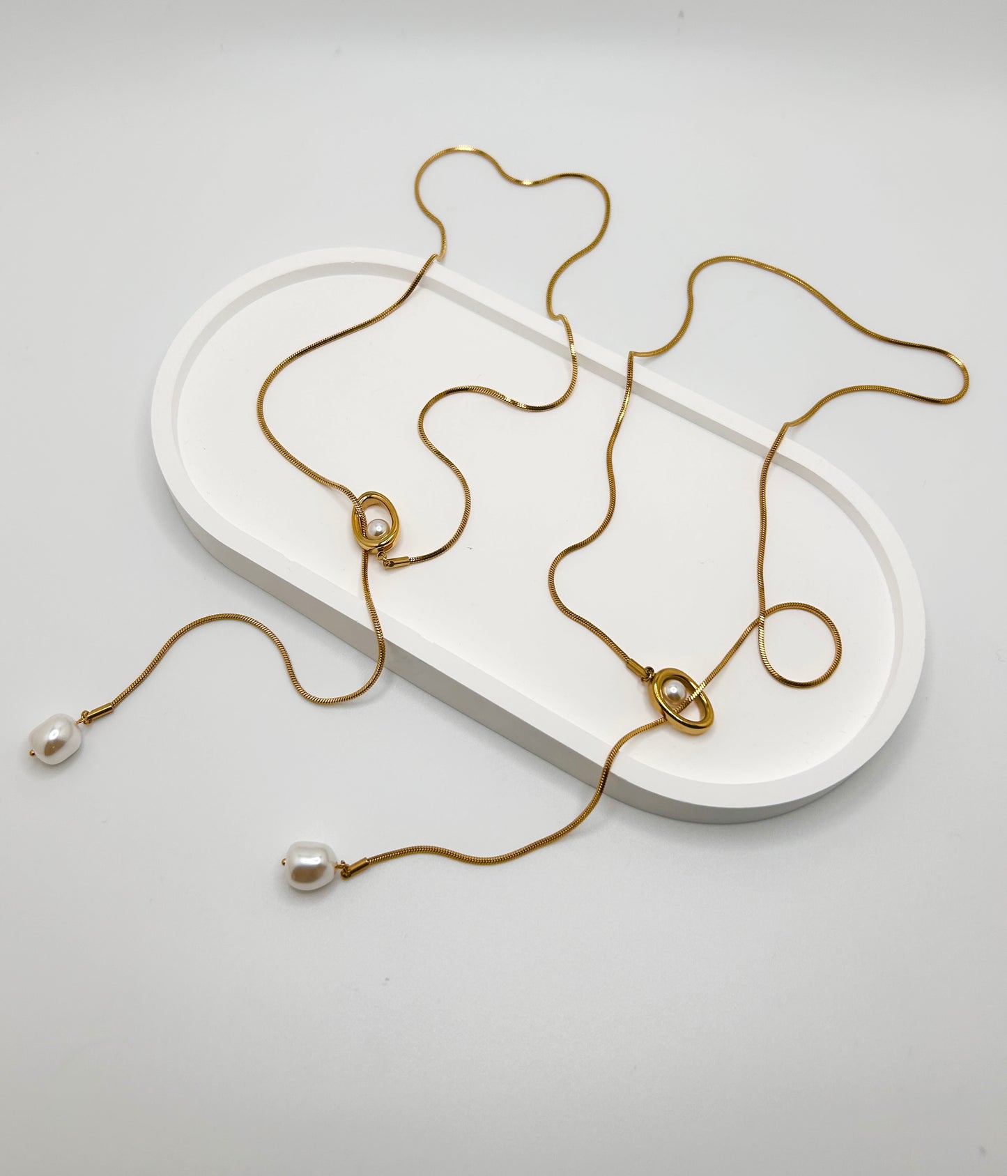 Eva Freshwater Pearl Tassel Necklace