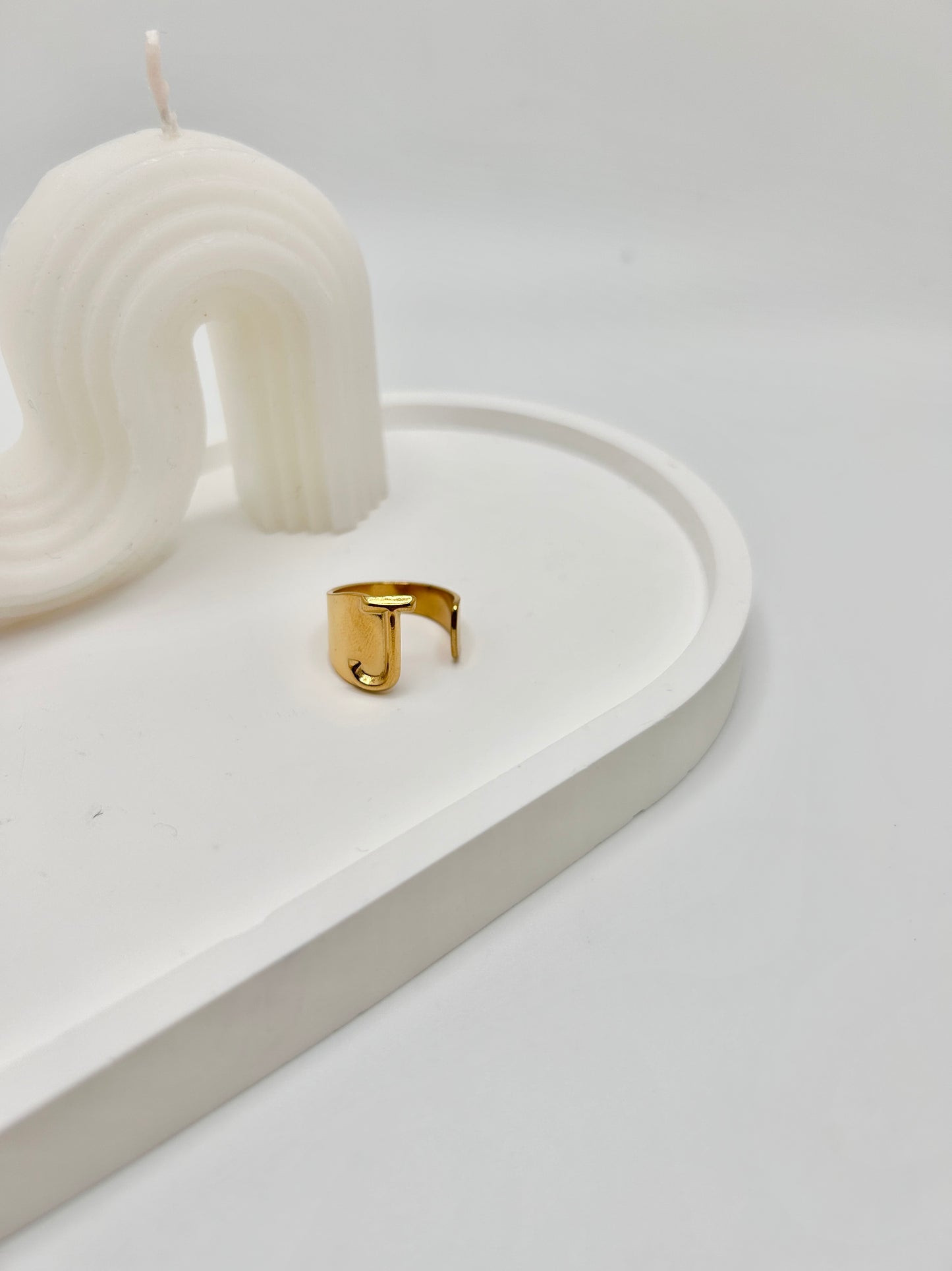 Personalized Adjustable Initial Ring (A-Y)