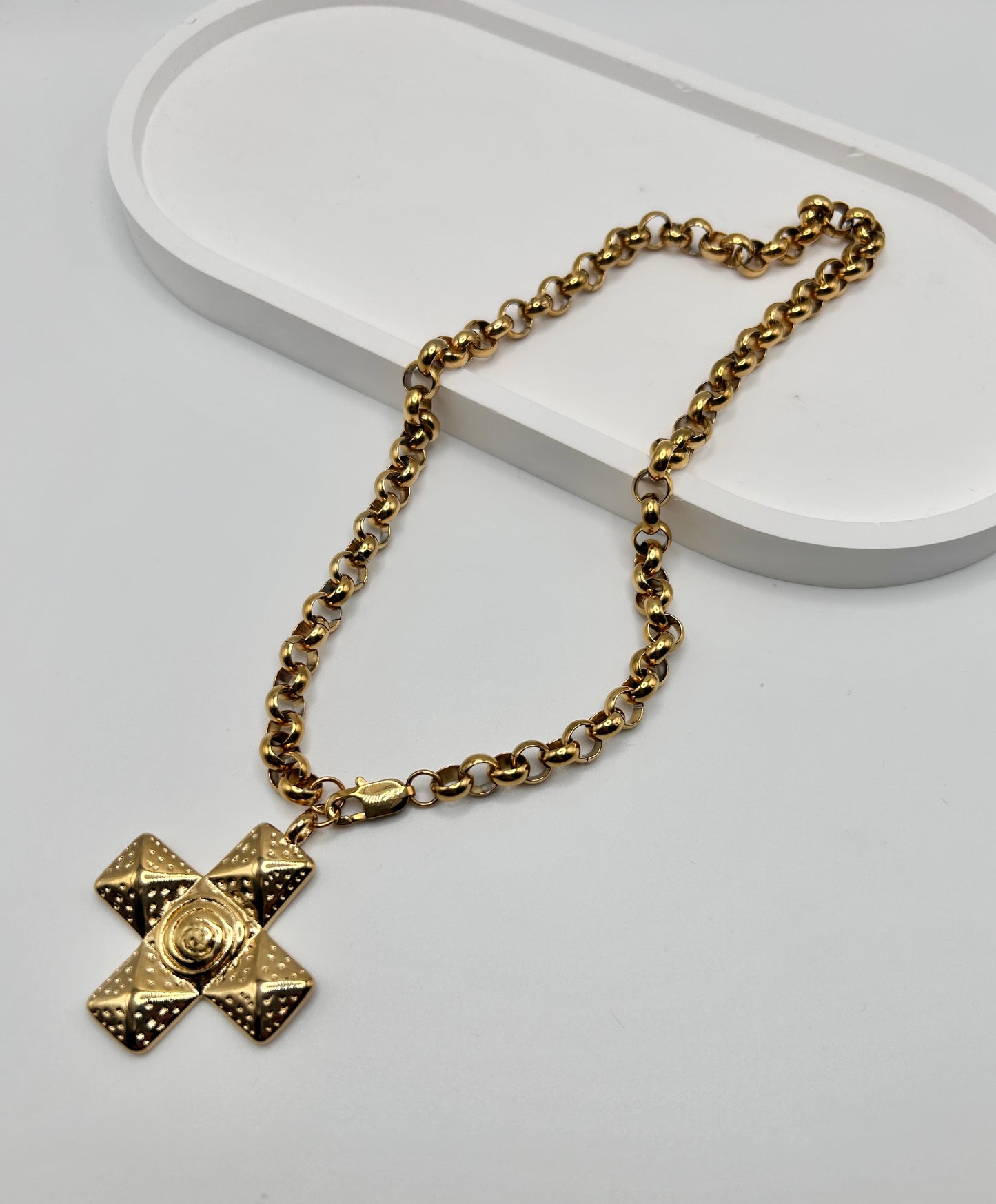 Chunky Cross Necklace