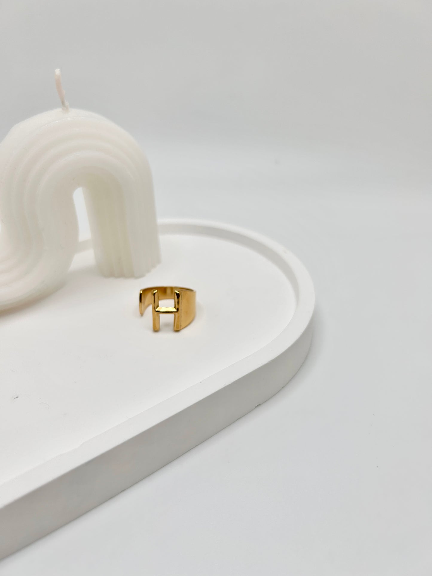 Personalized Adjustable Initial Ring (A-Y)