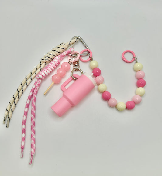 Pink Tumbler Charm