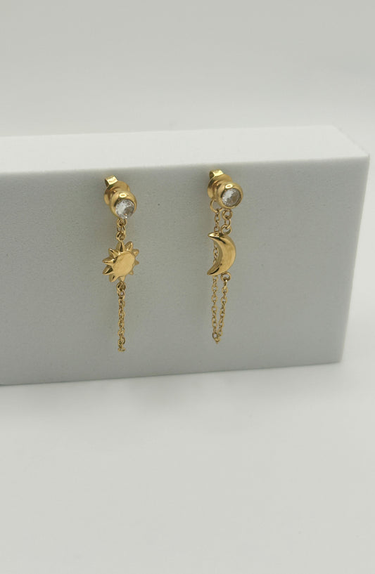 Sun & Moon Earrings