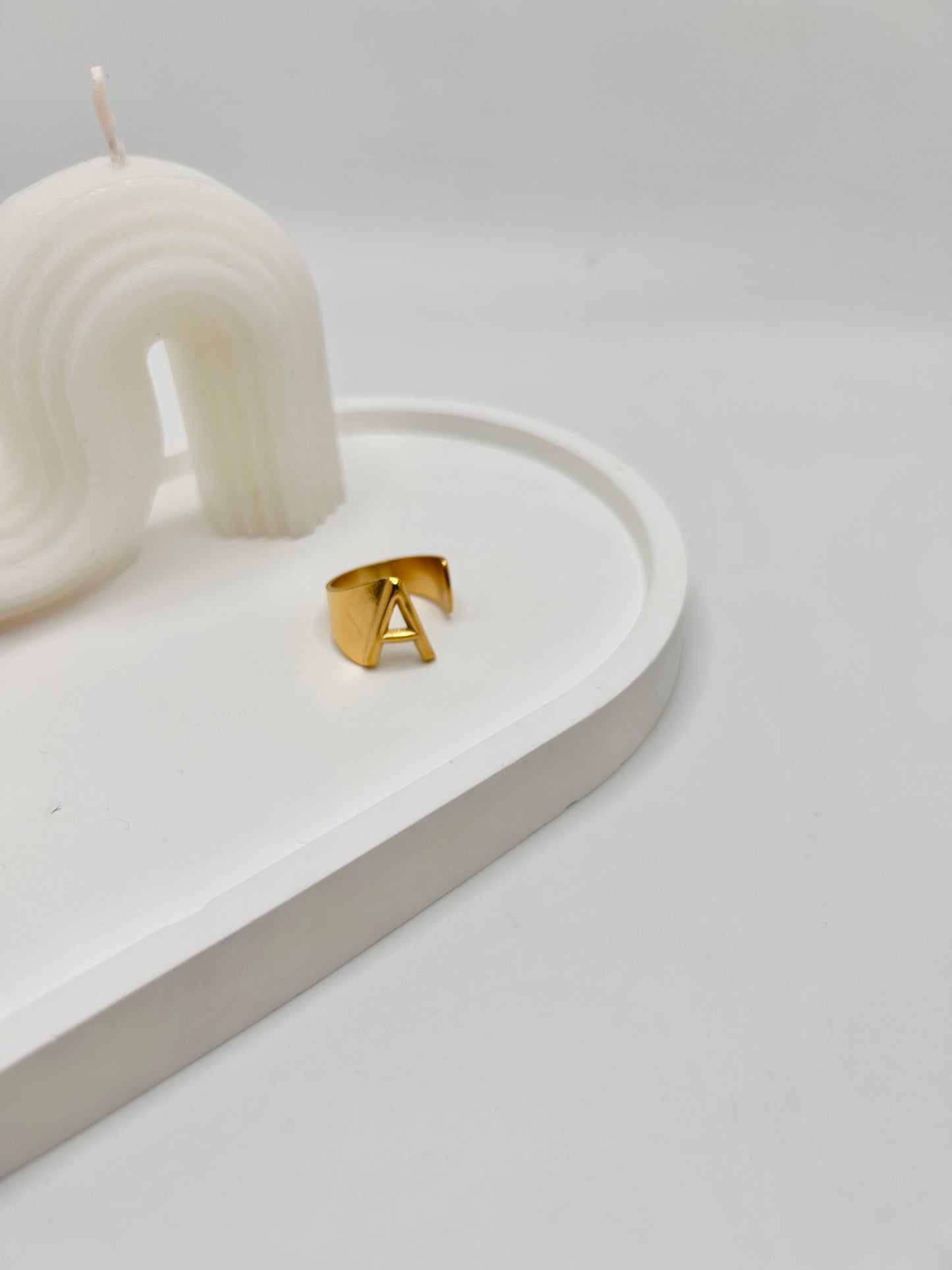 Personalized Adjustable Initial Ring (A-Y)