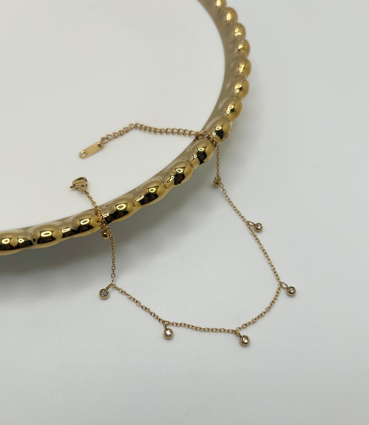 Dainty Sparkle Anklet