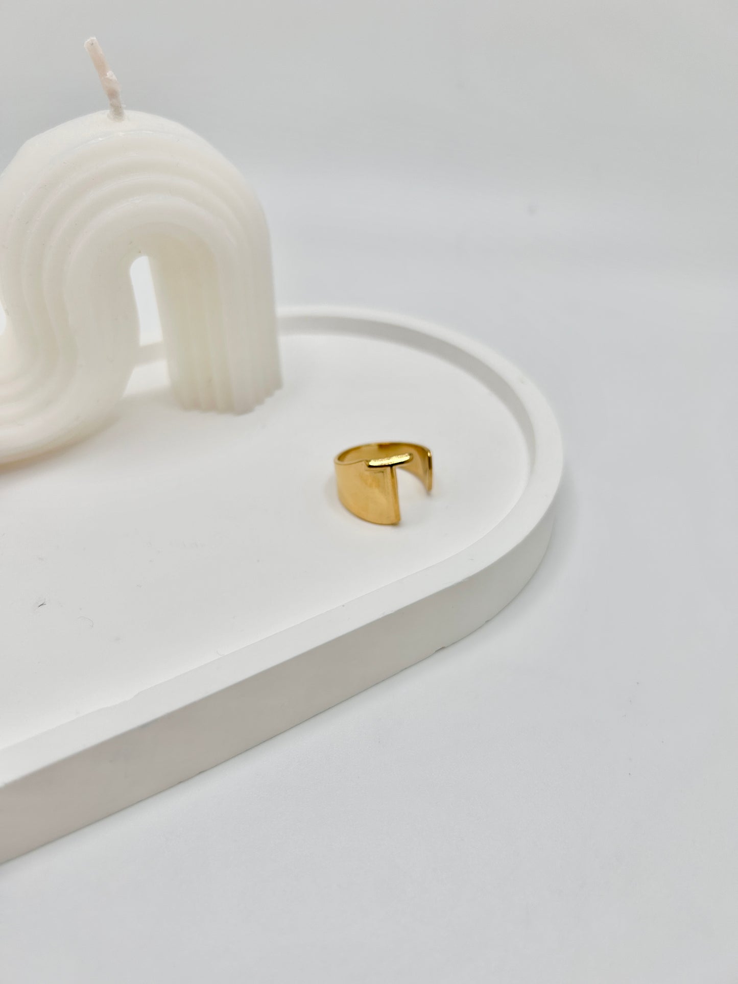 Personalized Adjustable Initial Ring (A-Y)