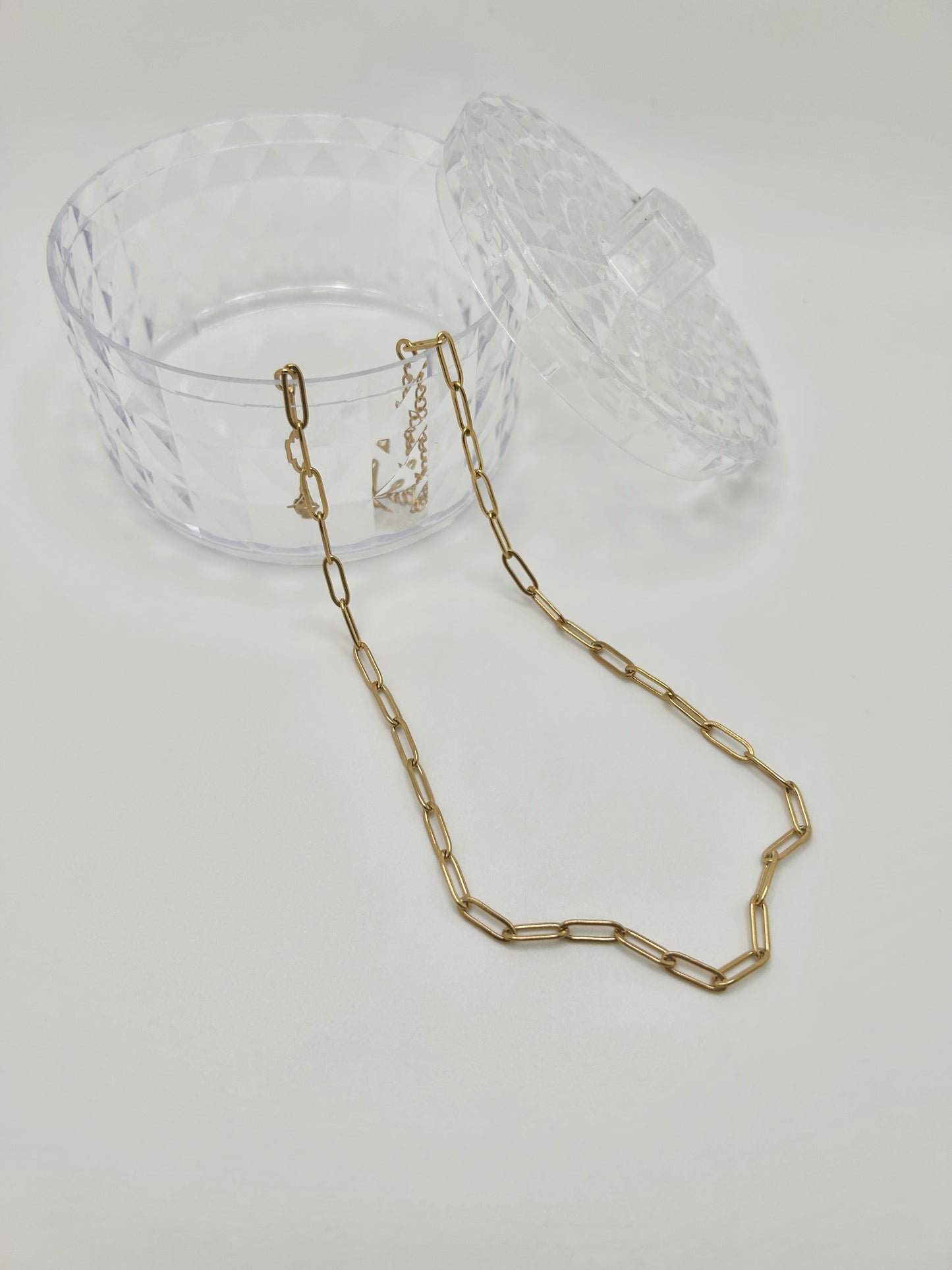 Clara Paper Clip Necklace