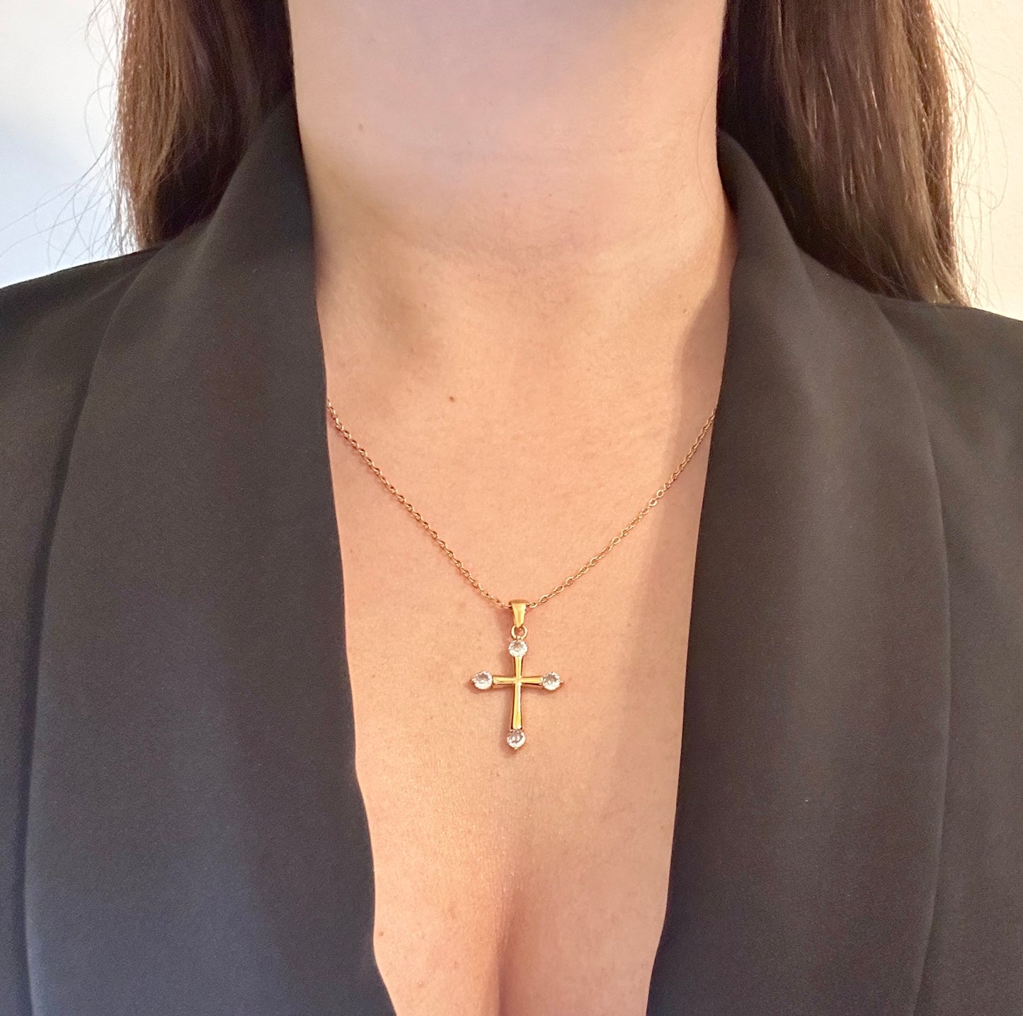 Heavenly Cross Necklace