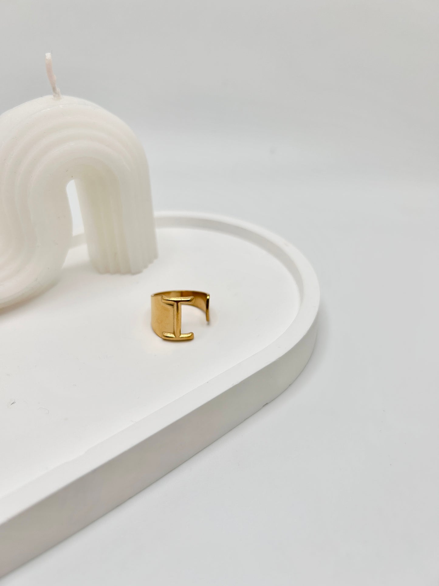 Personalized Adjustable Initial Ring (A-Y)